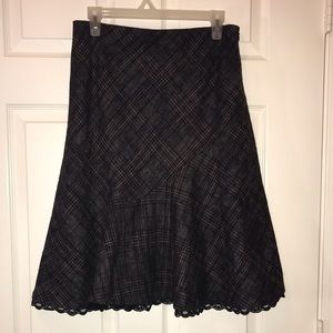 Express Midi Wool Circle Skirt Size 4